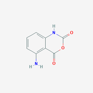 molecular formula C8H6N2O3 B7796987 5-amino-1H-3,1-benzoxazine-2,4-quinone 