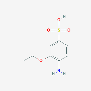 molecular formula C8H11NO4S B7797016 4-Amino-3-ethoxybenzenesulfonic acid CAS No. 6633-77-8