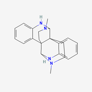 molecular formula C22H26N4 B7797027 (+)-Calycanthine 