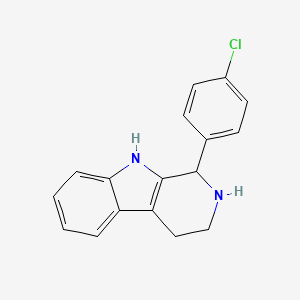 molecular formula C17H15ClN2 B7797047 1-(4-chlorophenyl)-2,3,4,9-tetrahydro-1H-beta-carboline 