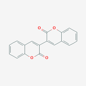 molecular formula C18H10O4 B7797055 [3,3'-Bi-2H-1-benzopyran]-2,2'-dione CAS No. 23783-79-1