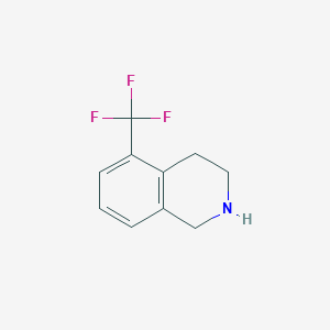 molecular formula C10H10F3N B7797180 5-(Trifluoromethyl)-1,2,3,4-tetrahydroisoquinoline 