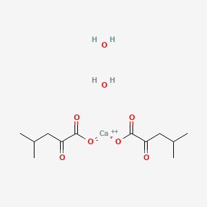 molecular formula C12H22CaO8 B7797201 Calcium 4-methyl-2-oxovalerate dihydrate 