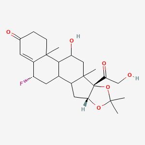 molecular formula C24H33FO6 B7797228 Flurandrenolide, United States PharmacopeiaReference Standard 