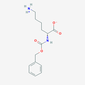 molecular formula C14H20N2O4 B7797265 (2R)-6-azaniumyl-2-(phenylmethoxycarbonylamino)hexanoate 