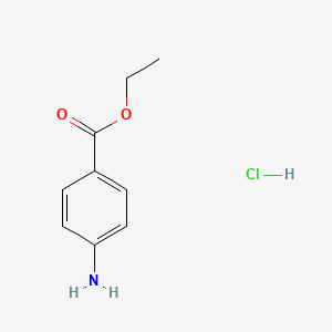 molecular formula C9H12ClNO2 B7797320 Benzocaine Hydrochloride CAS No. 105931-72-4