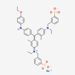 molecular formula C47H48N3NaO7S2 B7797370 酸性蓝90 