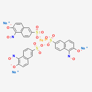 molecular formula C30H15FeN3Na3O15S3 B7797374 Naphthol Green B 