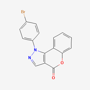 1-(4-Bromophenyl)[1]benzopyrano[4,3-c]pyrazol-4(1h)-one