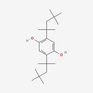 molecular formula C22H38O2 B7797456 2,5-Bis(1,1,3,3-tetramethylbutyl)hydroquinone CAS No. 63123-15-9
