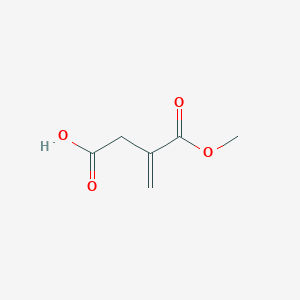molecular formula C6H8O4 B7797517 3-(甲氧羰基)丁-3-烯酸 CAS No. 68071-27-2