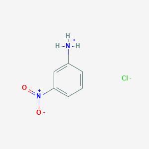 molecular formula C6H7ClN2O2 B7797529 3-Nitroanilinium chloride 