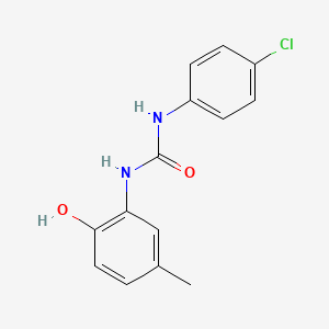 1-(4-Chloro-phenyl)-3-(2-hydroxy-5-methyl-phenyl)-urea