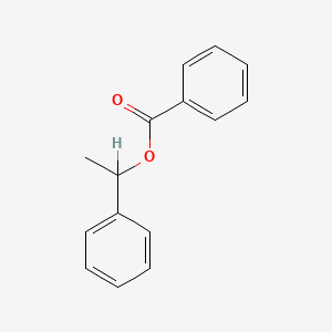 molecular formula C15H14O2 B7797638 苯甲酸1-苯乙酯 CAS No. 13358-49-1