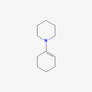 molecular formula C11H19N B7797646 1-(环己-1-烯-1-基)哌啶 CAS No. 56361-81-0