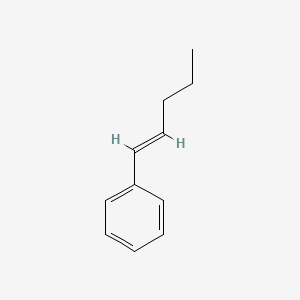 molecular formula C11H14 B7797727 反式-1-苯基-1-戊烯 CAS No. 52181-77-8
