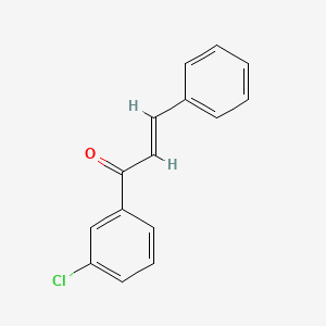 molecular formula C15H11ClO B7797754 (2E)-1-(3-chlorophenyl)-3-phenylprop-2-en-1-one 