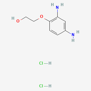 molecular formula C8H14Cl2N2O2 B7797762 2-(2,4-二氨基苯氧基)乙醇二盐酸盐 CAS No. 98112-77-7