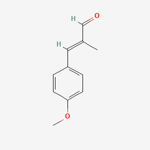molecular formula C11H12O2 B7797795 3-(4-甲氧基苯基)-2-甲基丙-2-烯醛 CAS No. 75101-99-4