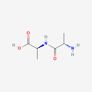 molecular formula C6H12N2O3 B7797970 L-Alanyl-L-alanine CAS No. 1644661-10-8
