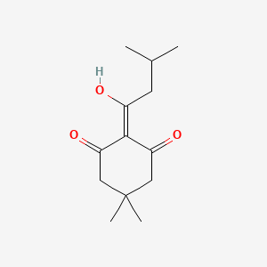 molecular formula C13H20O3 B7798020 2-(1-羟基-3-甲基丁叉二烯基)-5,5-二甲基环己烷-1,3-二酮 