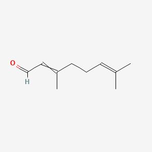 molecular formula C10H16O B7798219 3,7-二甲基-2,6-辛二烯醛 