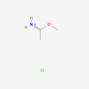 molecular formula C3H8ClNO B7798391 Acetimidic acid, methyl ester, hydrochloride 