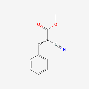 molecular formula C11H9NO2 B7798408 苄亚甲基-氰基乙酸甲酯 