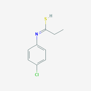 N-(4-chlorophenyl)propanimidothioic acid