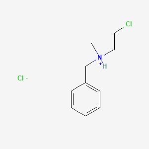 molecular formula C10H15Cl2N B7798450 Benzylamine, N-(2-chloroethyl)-N-methyl-, hydrochloride 