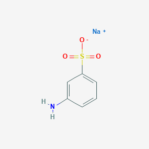 molecular formula C6H6NNaO3S B7798460 sodium;3-aminobenzenesulfonate 