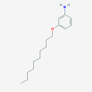 molecular formula C16H27NO B7798524 3-(癸氧基)苯胺 CAS No. 55792-50-2