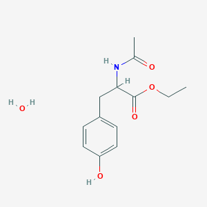 molecular formula C13H19NO5 B7798576 Tyrosine, n-acetyl-l-, ethyl ester hydrate 