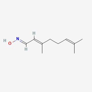 molecular formula C10H17NO B7798622 3,7-Dimethylocta-2,6-dienal oxime CAS No. 35266-87-6