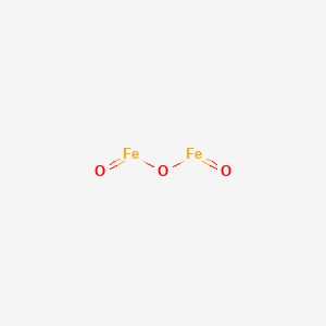 molecular formula Fe2O3 B7798774 三氧化二铁 CAS No. 12134-66-6