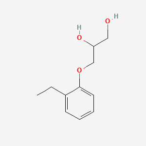 molecular formula C11H16O3 B7798894 3-(2-Ethylphenoxy)propane-1,2-diol CAS No. 7149-82-8