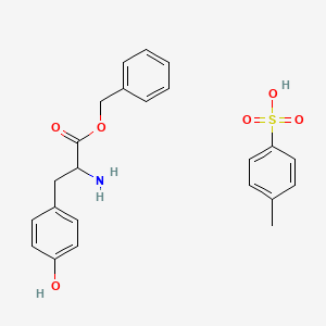 molecular formula C23H25NO6S B7798919 L-酪氨酸苄酯对甲苯磺酸盐 