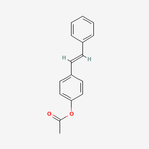 molecular formula C16H14O2 B7798932 (E)-4-Acetoxystilbene 
