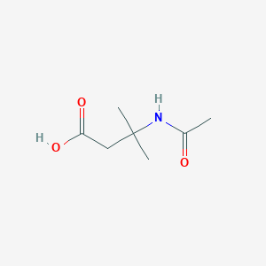 molecular formula C7H13NO3 B7798934 3-乙酰氨基-3-甲基丁酸 