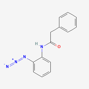 molecular formula C14H12N4O B7798935 N-(2-azidophenyl)-2-phenylacetamide 