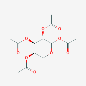 molecular formula C13H18O9 B7798947 (3S,4R,5R)-Tetrahydro-2H-pyran-2,3,4,5-tetrayl tetraacetate 