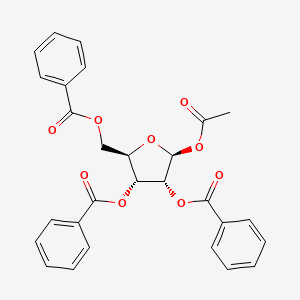 molecular formula C28H24O9 B7799033 1-O-Acetyl-2,3,5-tri-O-benzoyl-beta-D-ribofuranose 
