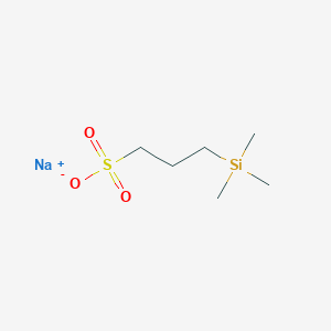 molecular formula C6H15NaO3SSi B7799165 CID 74872 