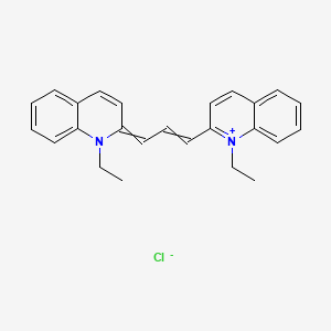 molecular formula C25H25ClN2 B7799233 Quinaldine blue 
