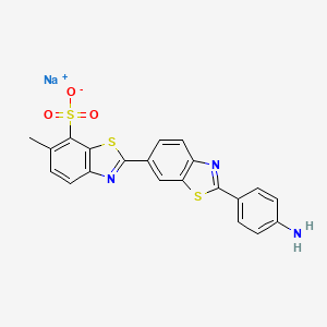 molecular formula C21H14N3NaO3S3 B7799277 CID 82581 
