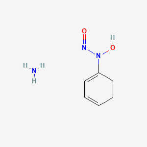 molecular formula C6H9N3O2 B7799283 azane;N-hydroxy-N-phenylnitrous amide 