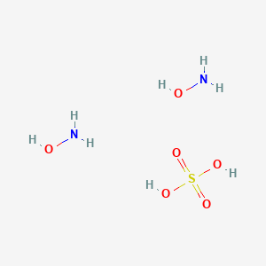 molecular formula H8N2O6S B7799304 Hydroxylamine, sulfate (2:1) 