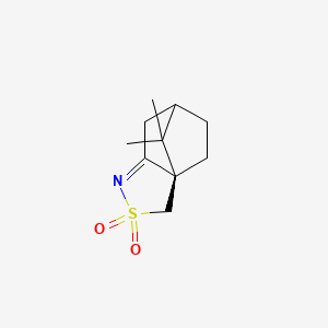 molecular formula C10H15NO2S B7799338 (1R)-10,10-dimethyl-3lambda6-thia-4-azatricyclo[5.2.1.01,5]dec-4-ene 3,3-dioxide 