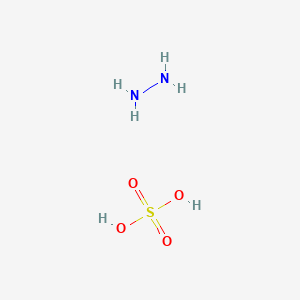 molecular formula H4N2.H2O4S<br>H6N2O4S B7799358 Hydrazine sulfate CAS No. 1184-66-3; 10034-93-2