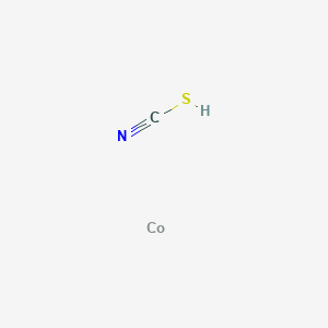 molecular formula CHCoNS B7799360 Thiocyanic acid, cobalt(2+) salt 